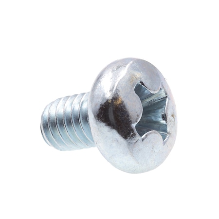 Prime-Line Machine Screw, Metric, Pan Head, Phil Drive M4-0.7 X 6MM Zinc Plated Steel 25PK 9131173